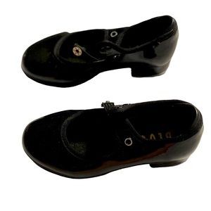 Toddler Black Tap Shoes Size 8
